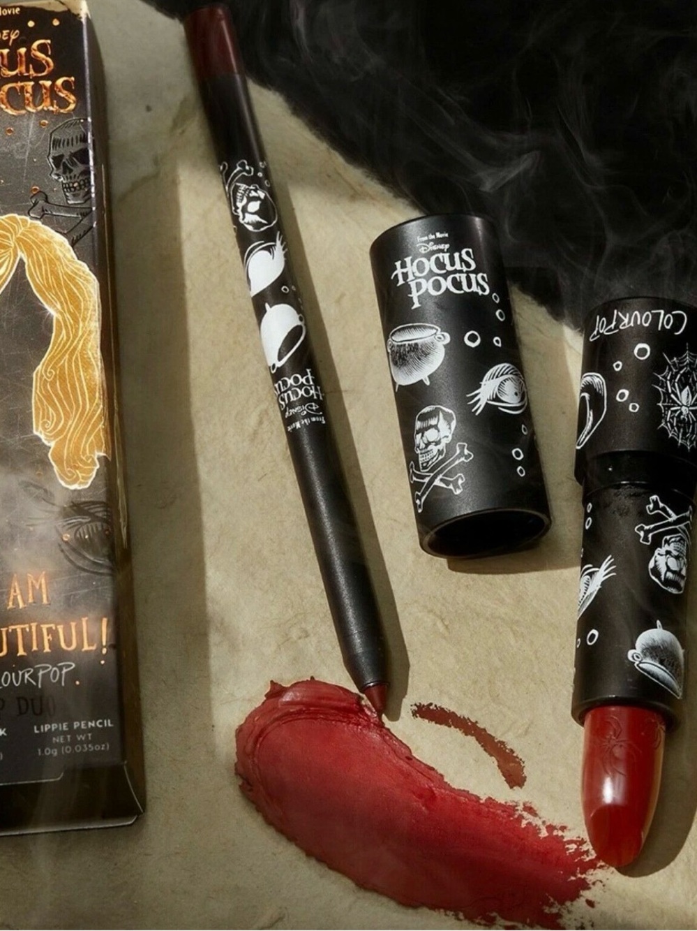 ColourPop Disney Hocus Pocus Lip Stick Liner Duo Sarah Set NWT